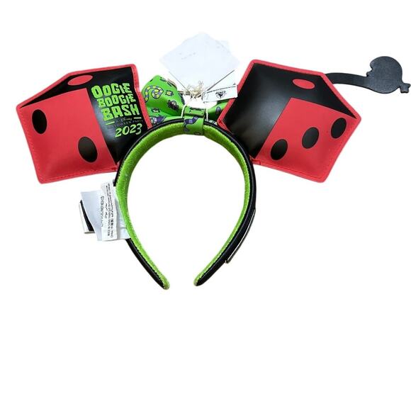 Disney Parks Oogie Boogie Bash 2023 exclusive Minnie Ears New Glow in the Dark - Picture 2 of 5